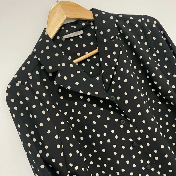 Polkadot Long Sleeve Shirt ⚫️ - Picture 2 of 5